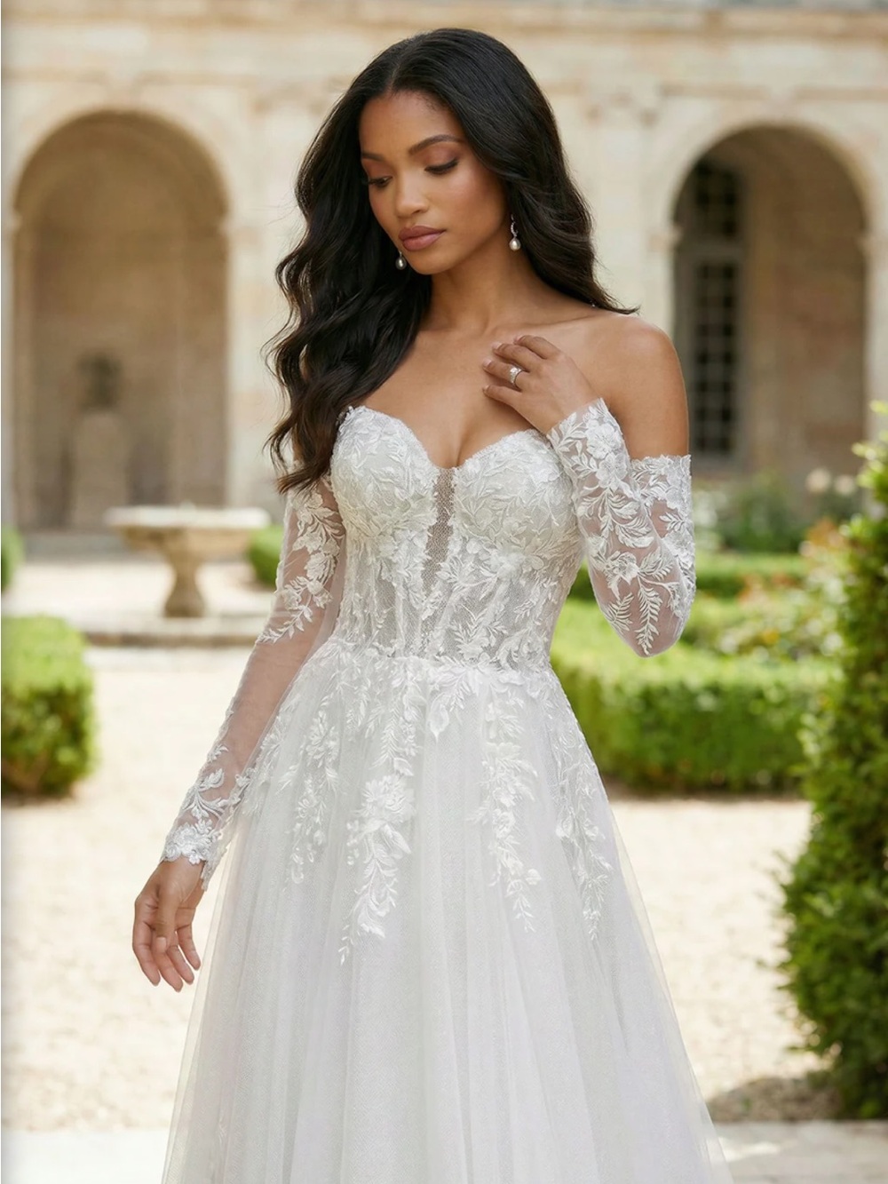 Morilee Dominique sleeves only
